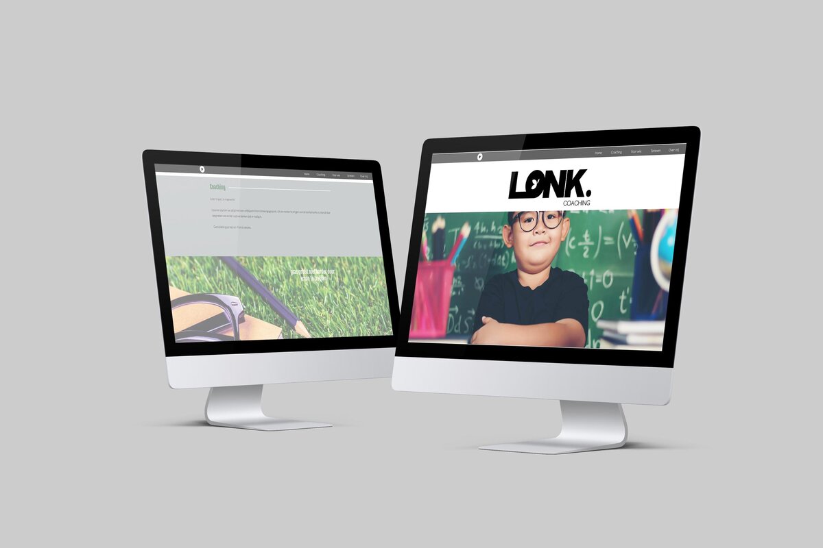 lonk coaching website ontwerp