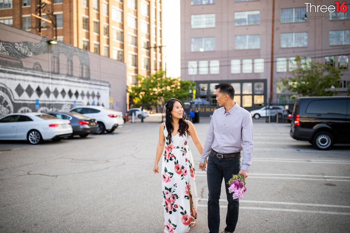 Downtown Los Angeles Engagement Photos LA County Weddings Professional Photography