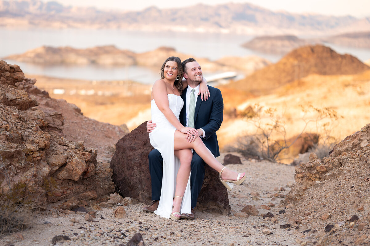 Lake Mead Las Vegas Elopement Photographer