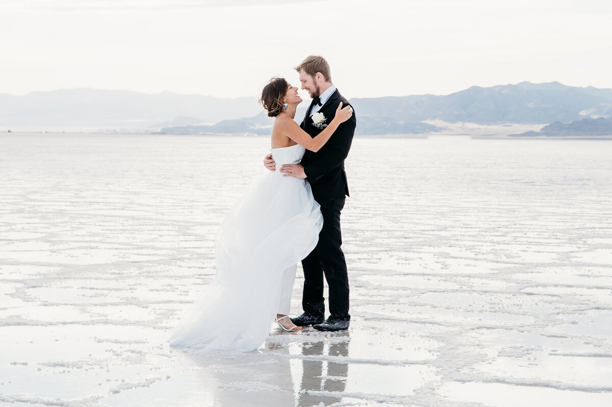 Utah Bonneville Salt Flats Elopement and Wedding Photographer