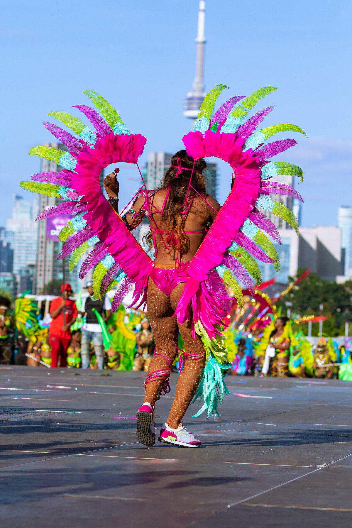 Photos of Masqueraders from Toronto Carnival 2023 - Sunlime Mas Band - Medium Band of The Year 2023-026