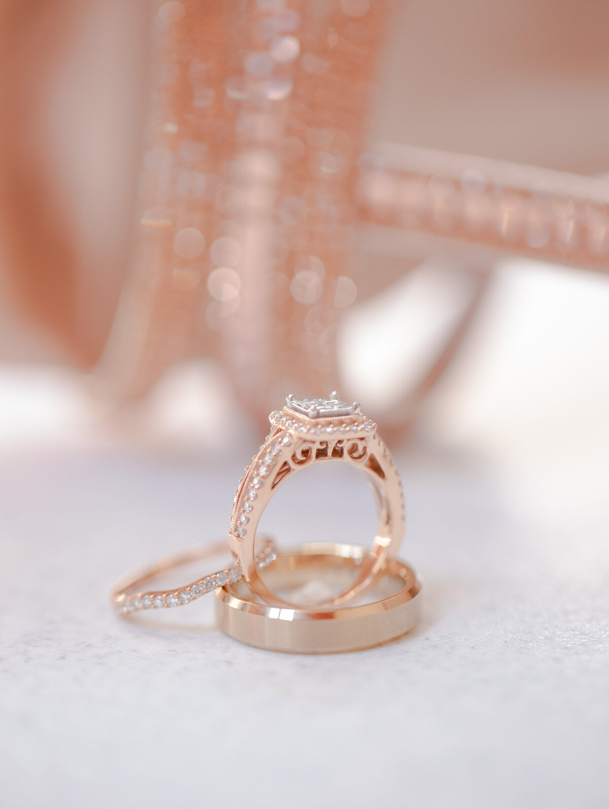 Rose Gold Bridal Rings