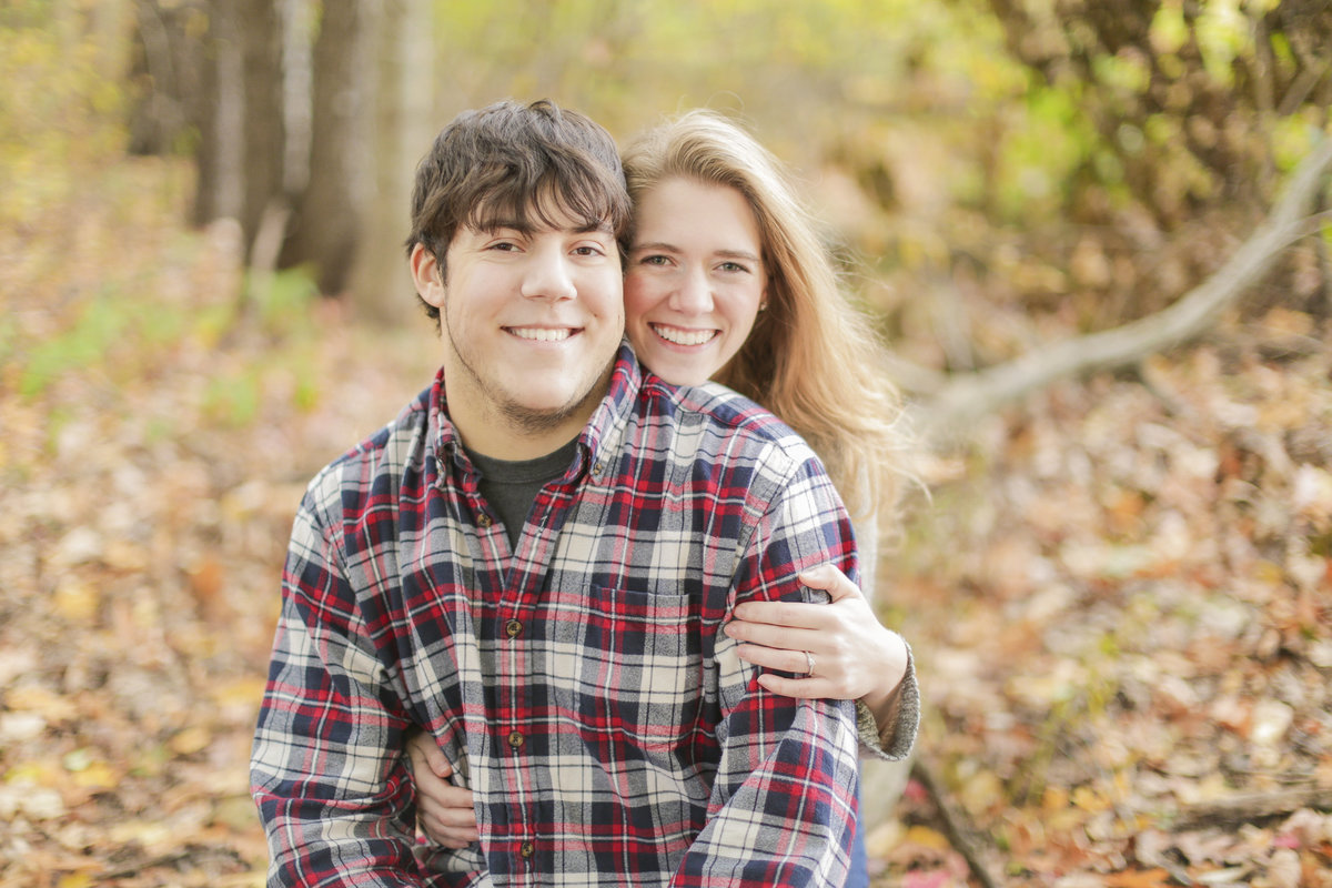 Reade and Rebacca have a fall engagement session in Greenville Pa.