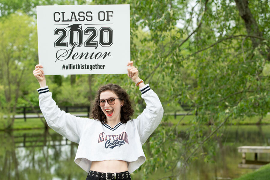 Class of 2020 happy senior