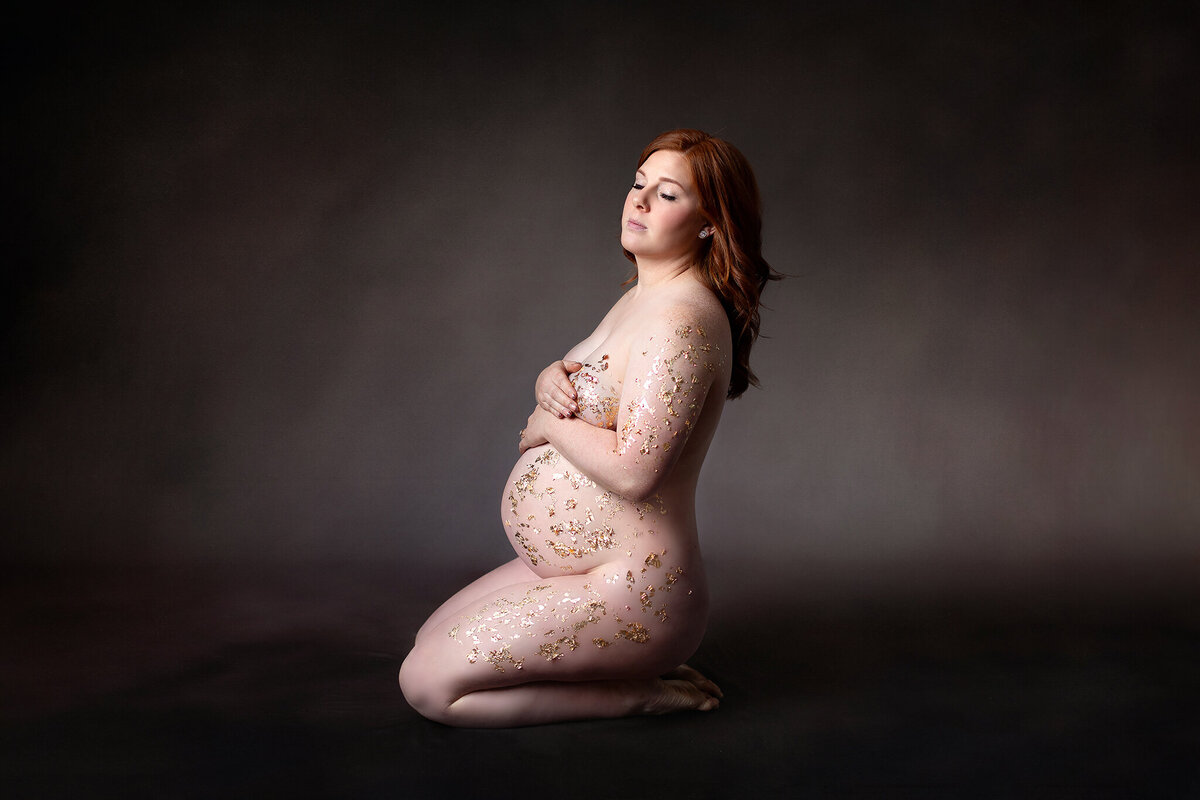 nude maternity photography