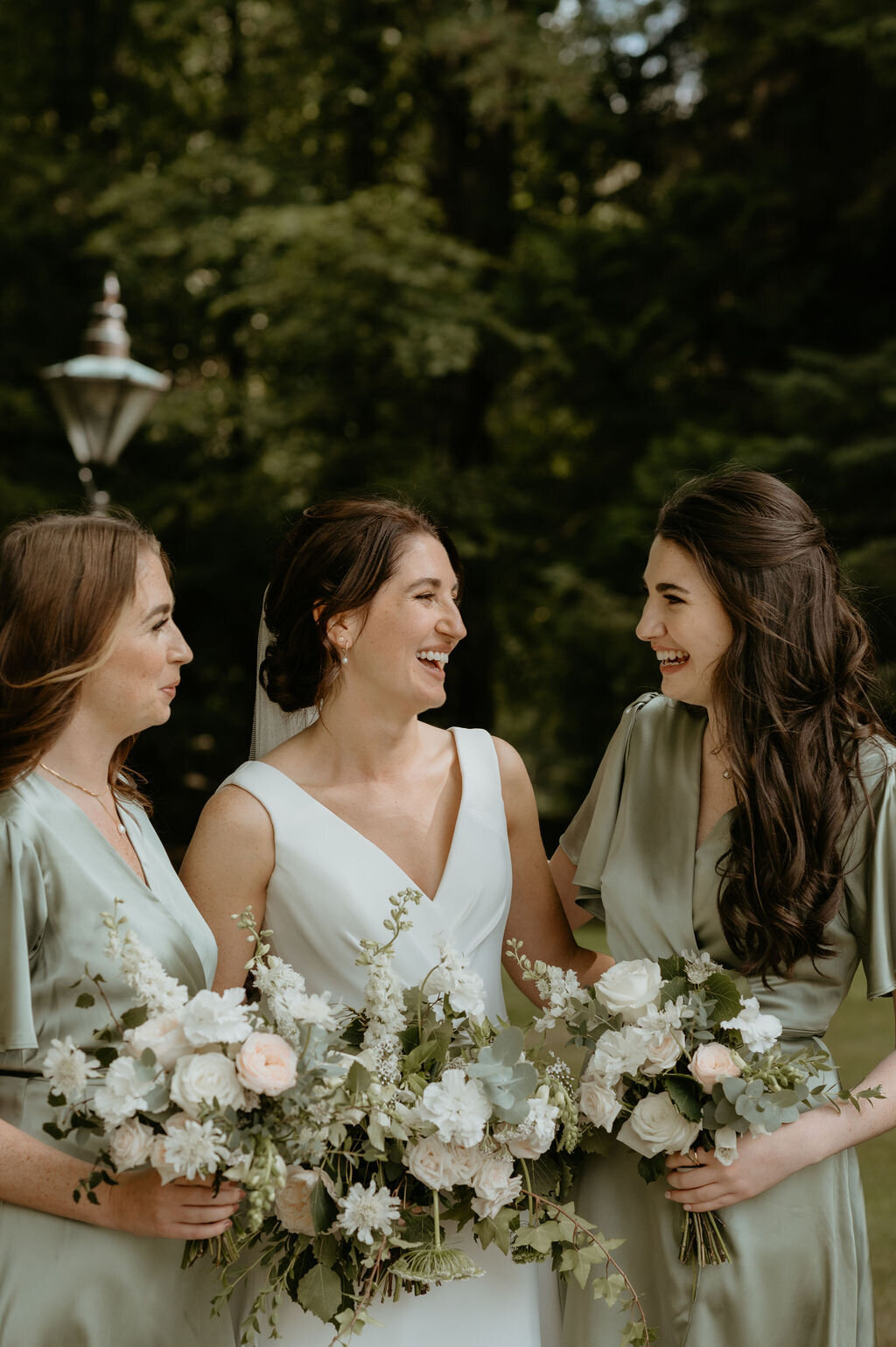 bridesmaids bouquets luxury scottish borders