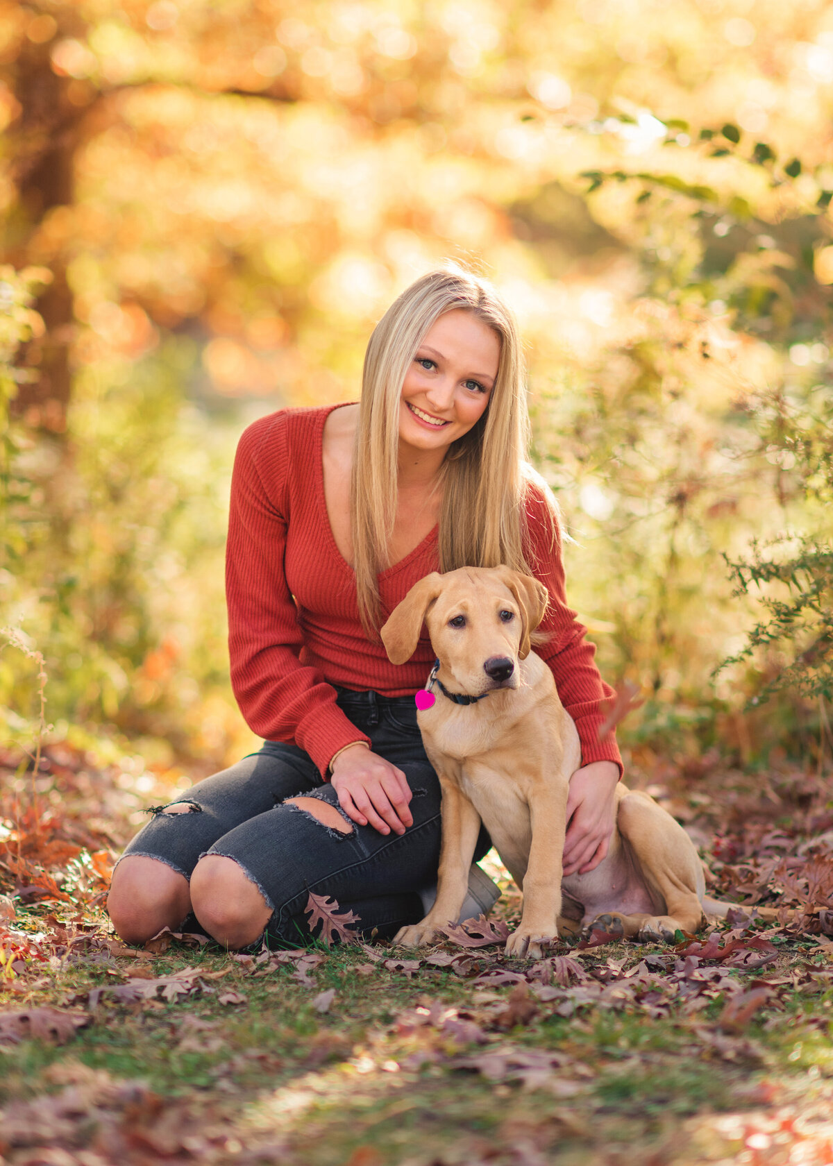 Des-Moines-Iowa-Senior-Photographer-Theresa-Schumacher-Photography-Nature-Fall-Puppy