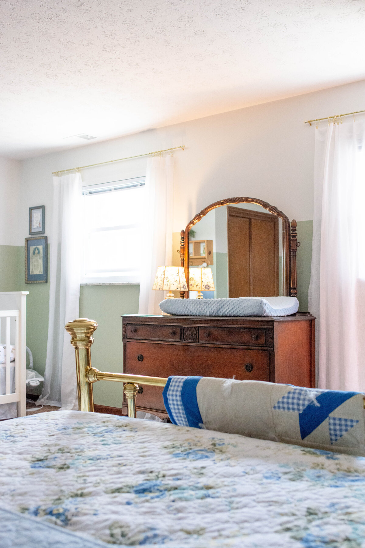 Green and Blue Boy Nursery Guest Room -26
