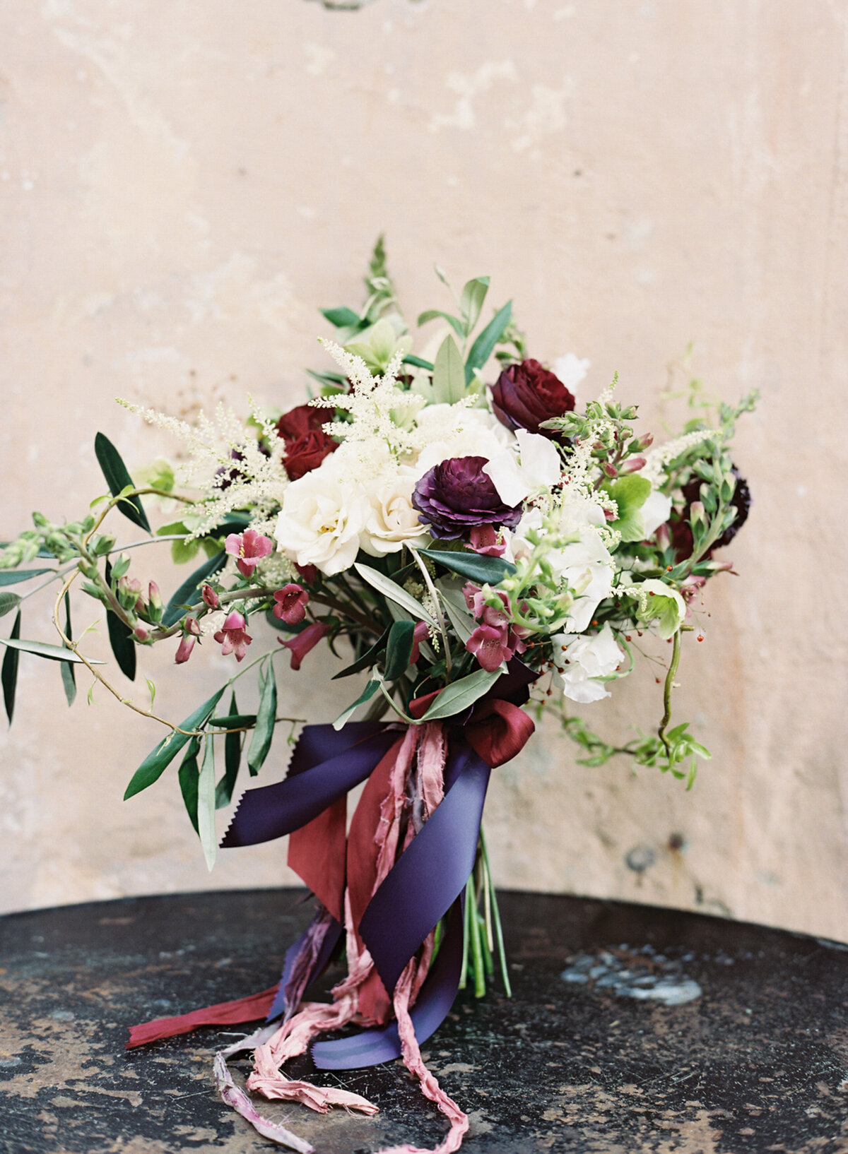 race-and-religious-new-orleans-plum-white-green-bridal-bouquet
