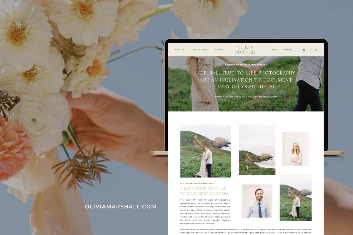 California Wedding photographer branding and website design (2)