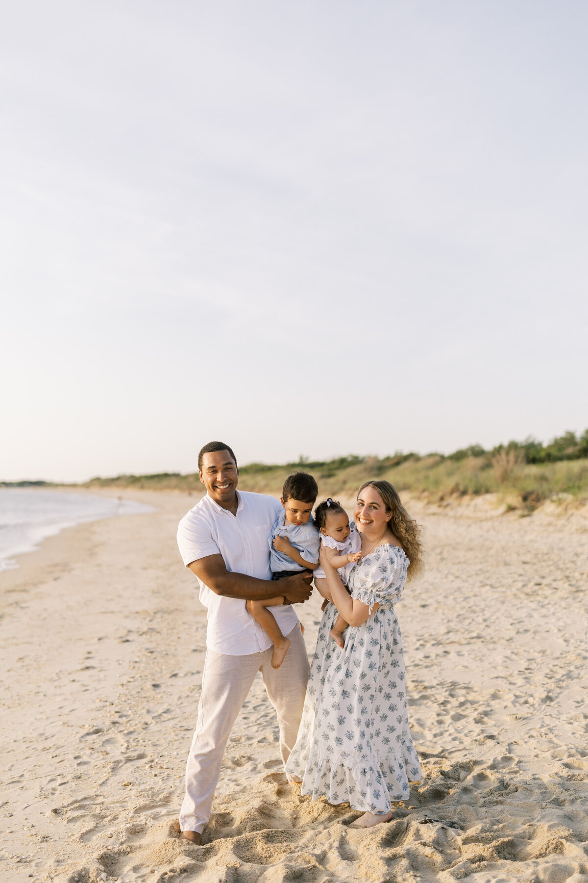 Jersey Shore family portraits on the beach at sunset - 7