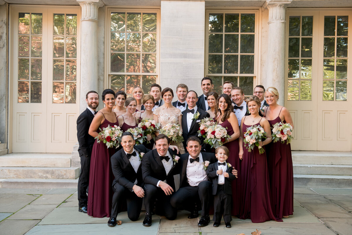 Union League Wedding Photography bridal party
