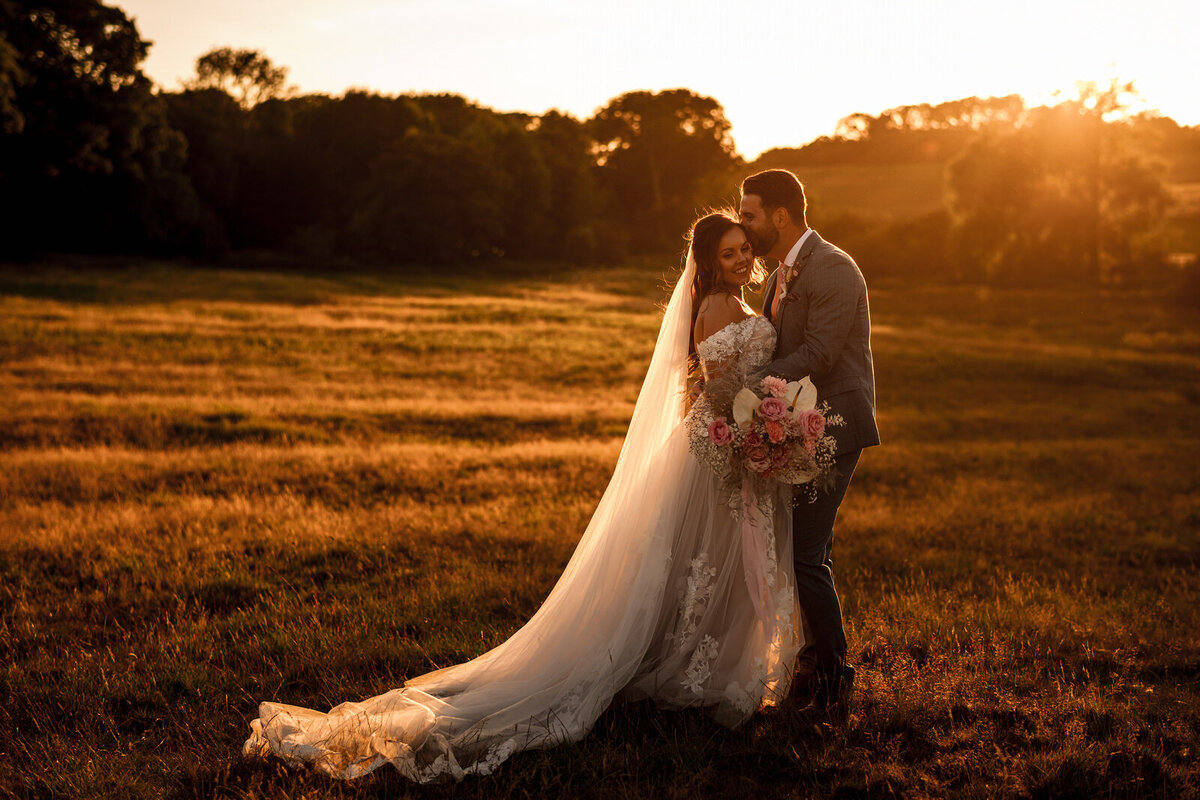 Hothorpe Hall Wedding Photography Sunset