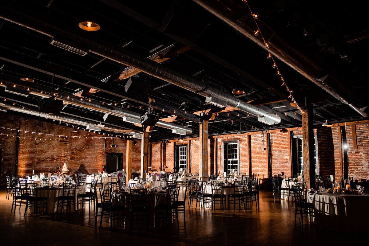 Large view of Cannery Ballroom layout for a wedding reception