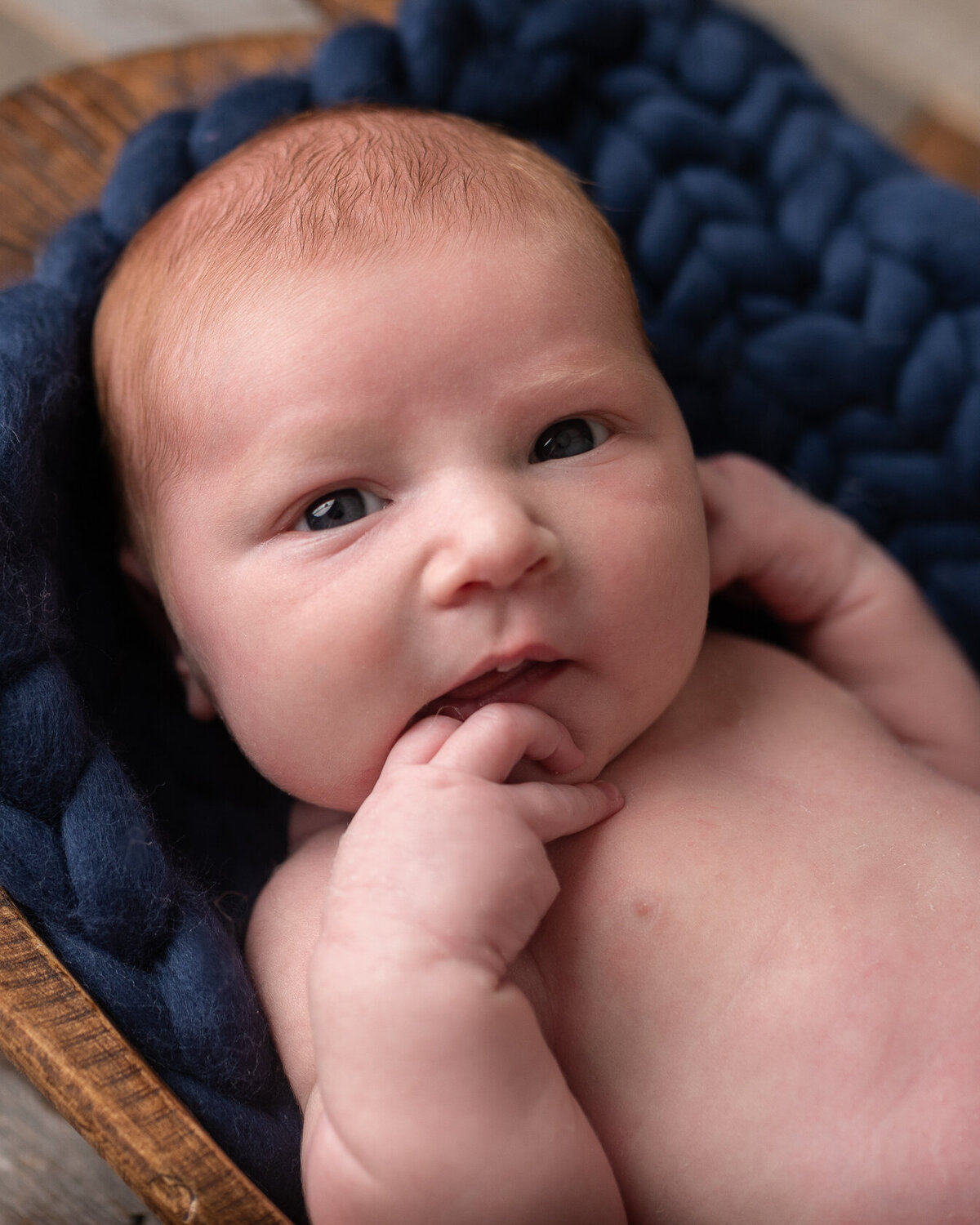 Adorable newborn close up photography