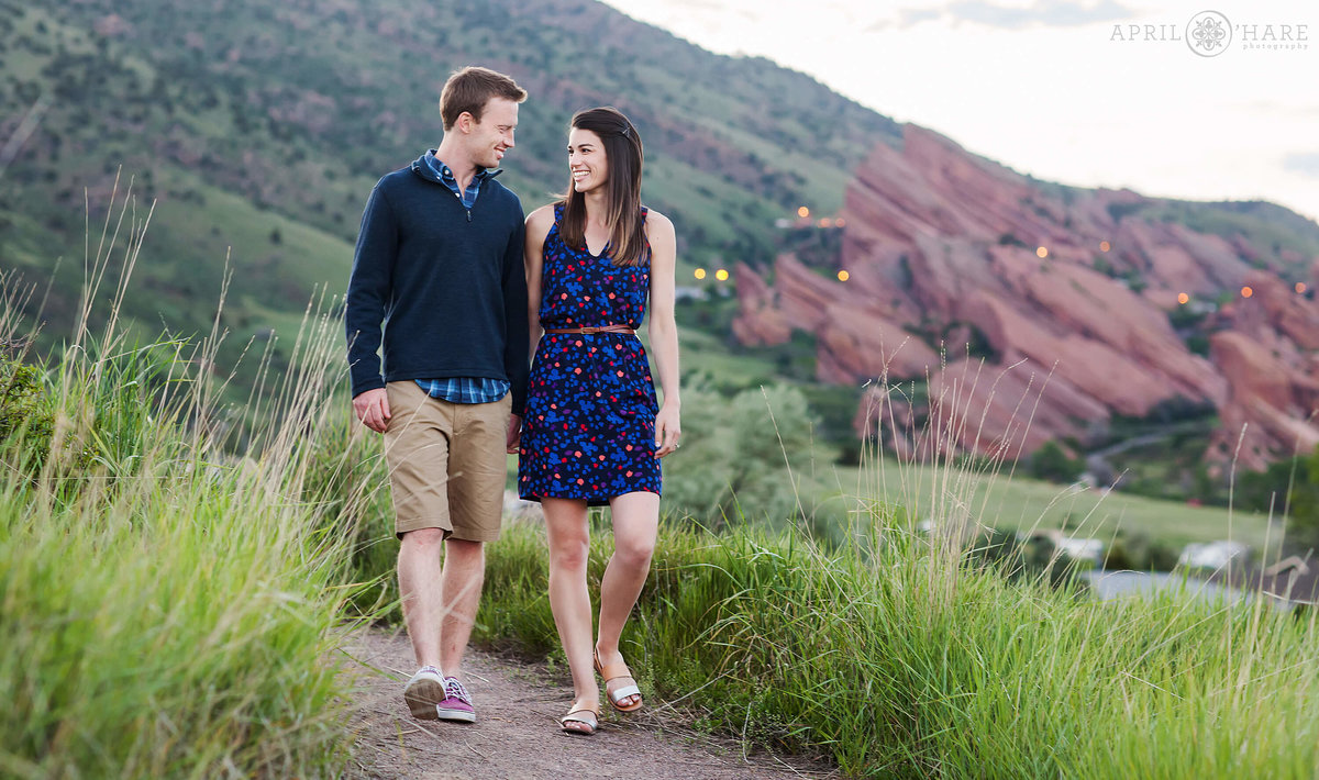 Red Rocks Mount Falcon Engagement Photography Mount Falcon East Trailhead