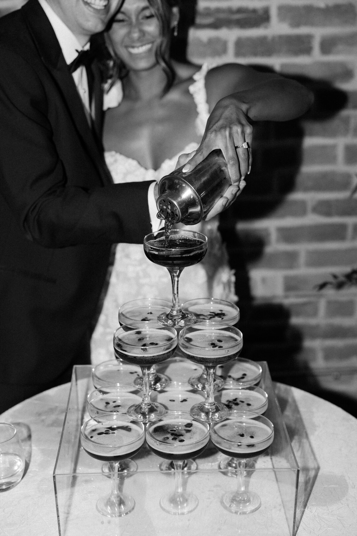 Wedding Espresso Martini Tower