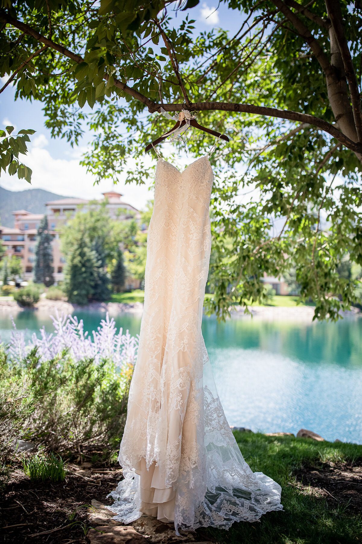 Wedding Dress at the Broadmoor