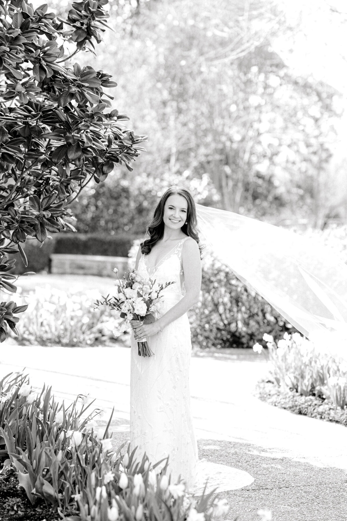 Genevieve Bridal Portraits at the Dallas Arboretum | Sami Kathryn Photography | Dallas Wedding Photographer-7