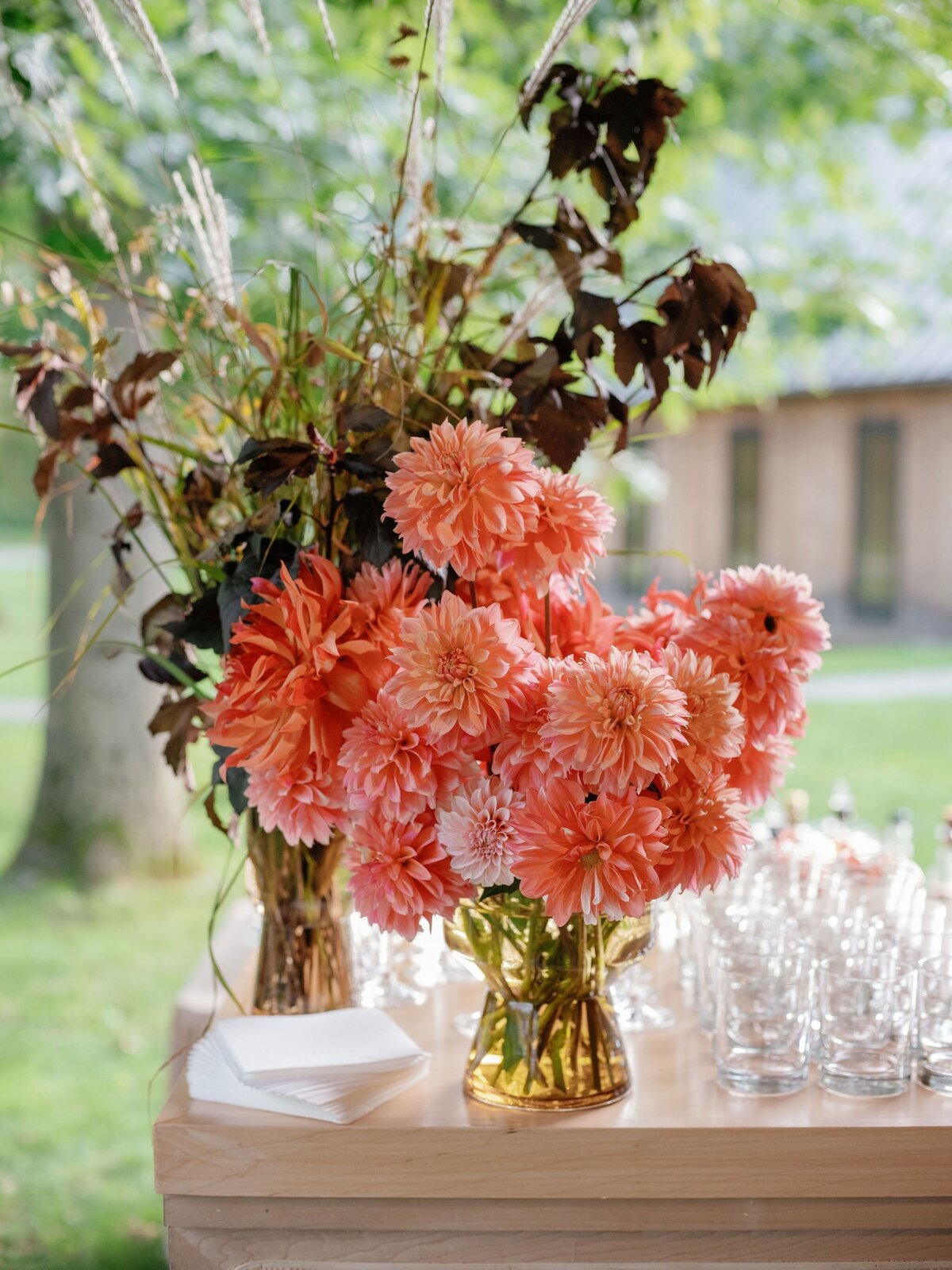 Troutbeck Welcome Party Bar Florals TTWD