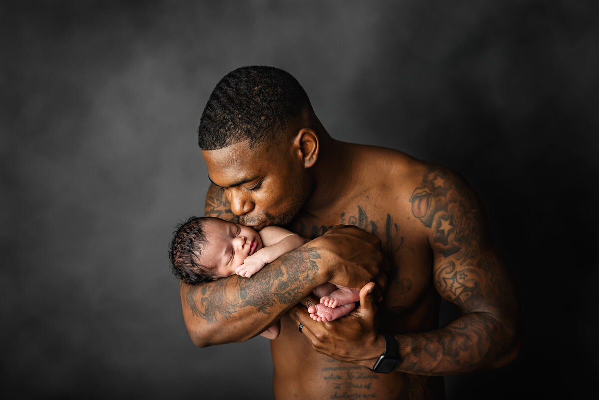 Black Raleigh newborn photographer