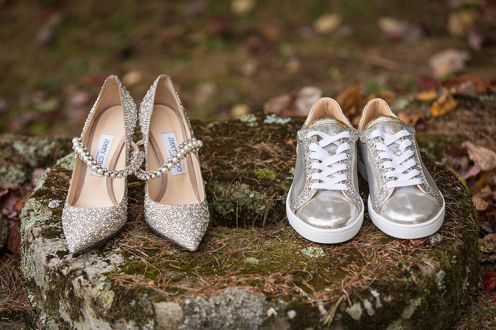 vermont-wedding-shoes-sneakers-jimmy-choo-bride