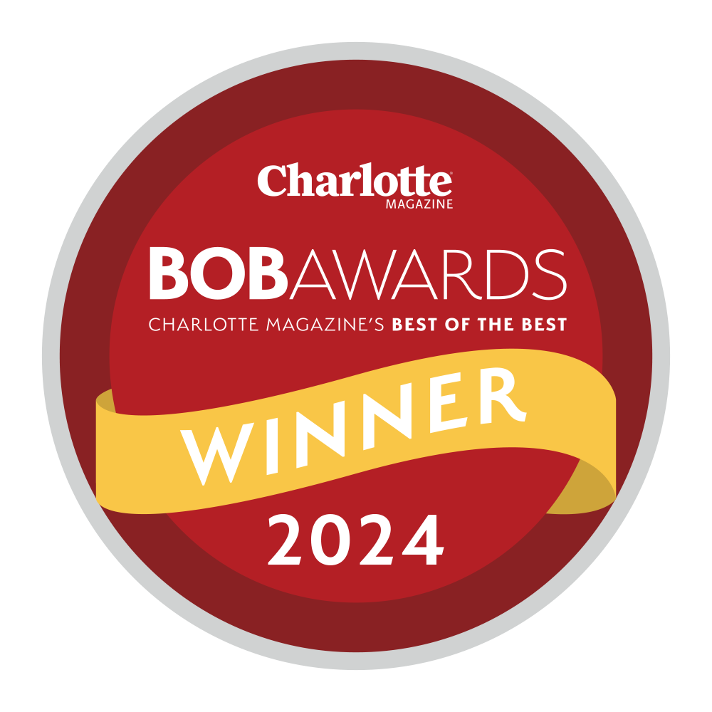 Logo Badge from Charlotte Magazine for winning Best Photographer 2024 in the Best of the Best BOB Awards
