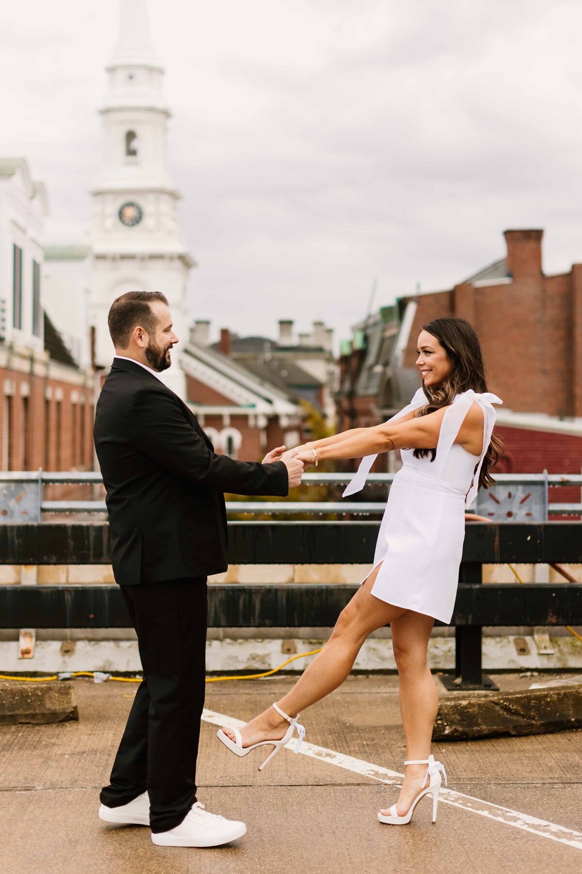 downtown portsmouth new hampshire engagement session