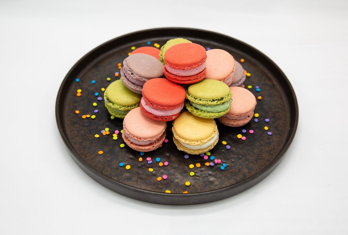 Rocky Top Catering macaroons. Raleigh Food Photographer.