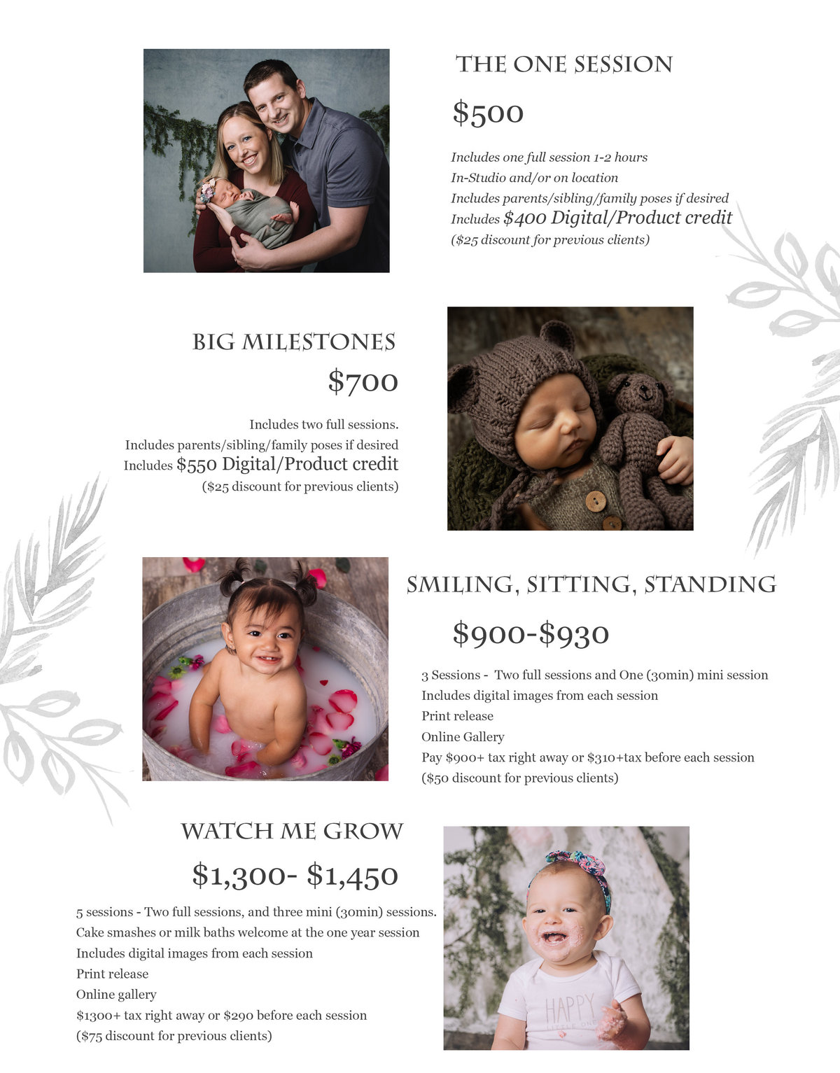 Newbornpricingdetails