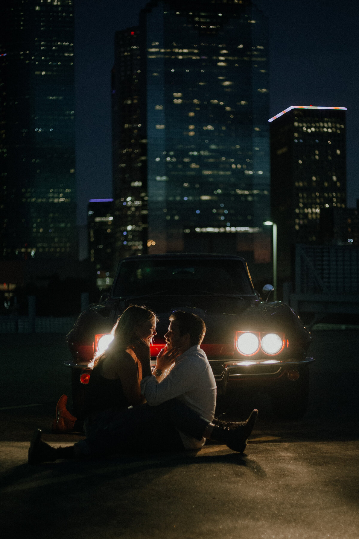 Romantic Engagement Shoot - Buffalo Bayou Park, Houston Texas-159