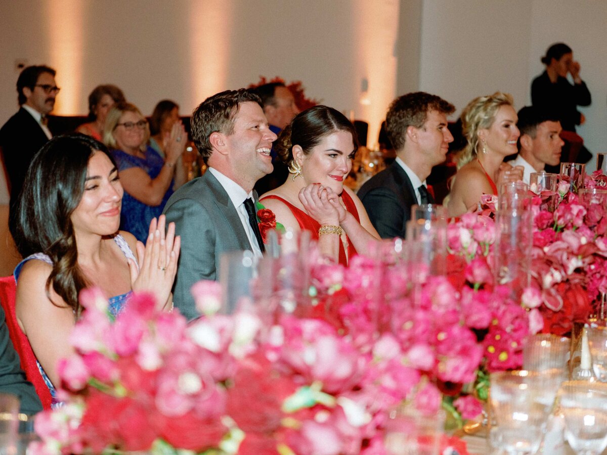 Miami Faena Wedding Guests Clapping