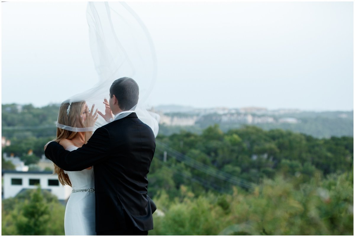 austin wedding photographer vintage villas bride groom flying veil 4209 Eck Ln, Austin, TX 78734