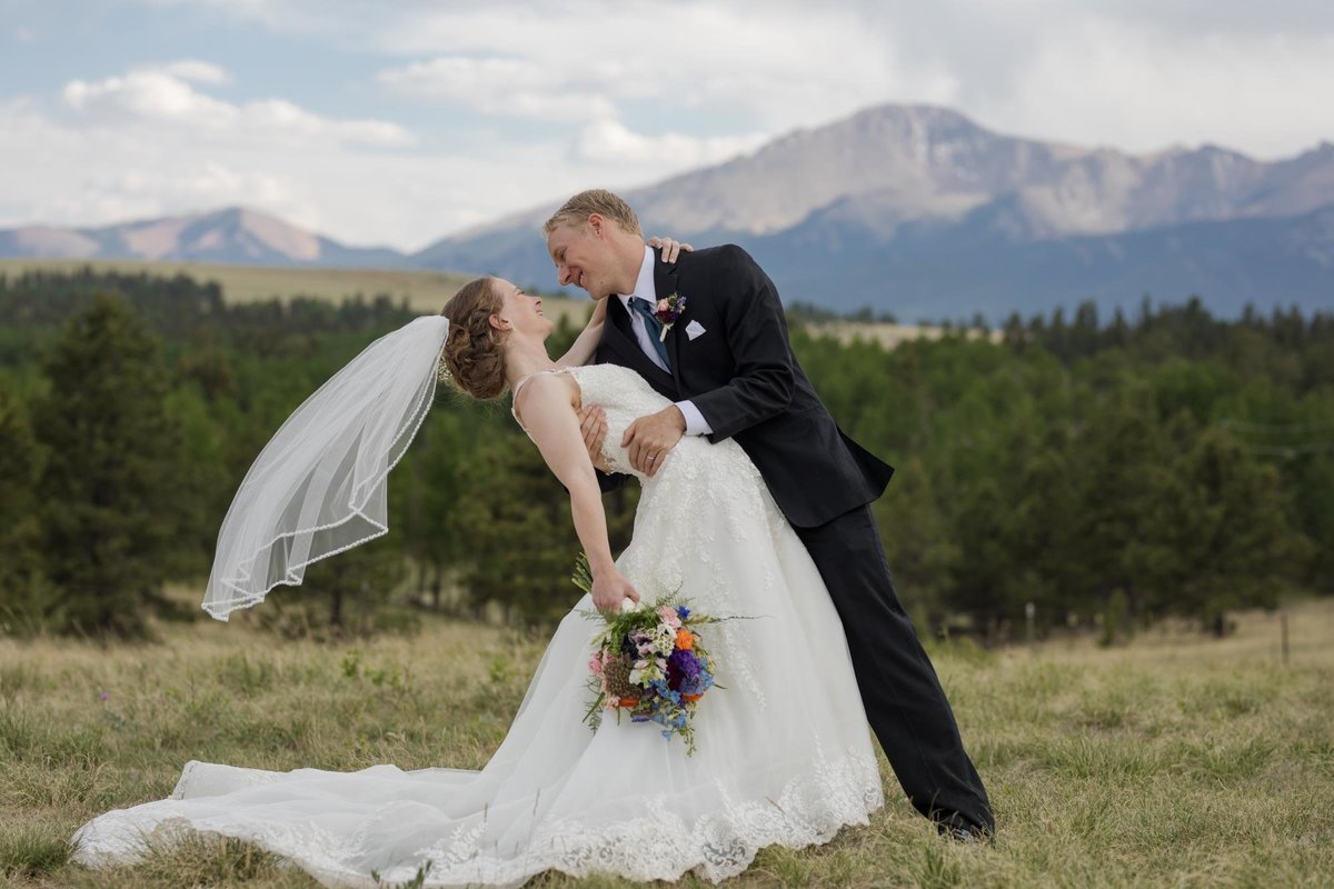 Pikes Peak VIew for Woodland Park wedding