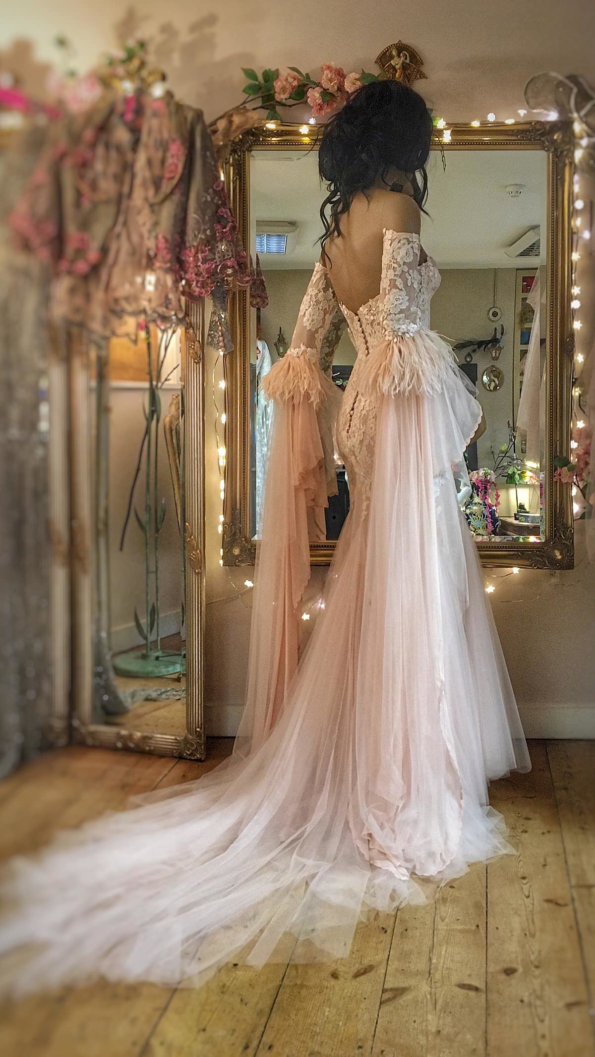 Blush-lace-tulle-wedding-dress-JoanneFlemingDesign (4)_WEB