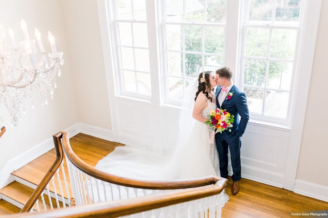 Colorful Pink & Yellow Wedding at the Separk Mansion in Charlotte, NC_Yessica Grace Photography_CZ6A6995_low