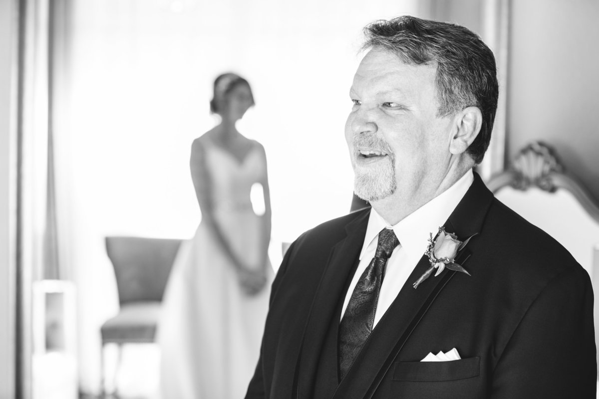 terrace club wedding photographer first look dad 2600 US-290, Dripping Springs, TX 78620