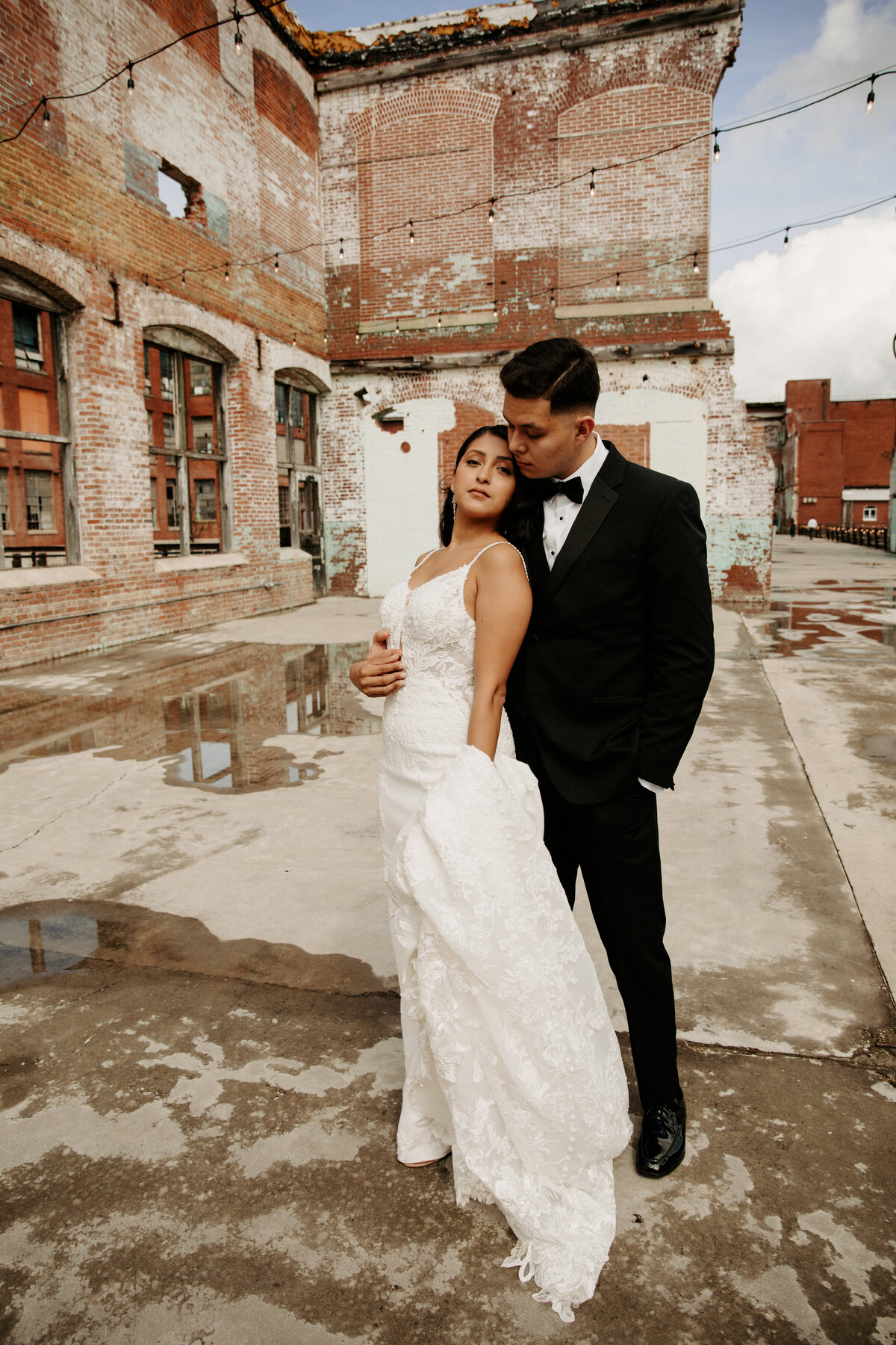 latin-couple-wedding-portrait2-industrial-venue-simplamor-photography