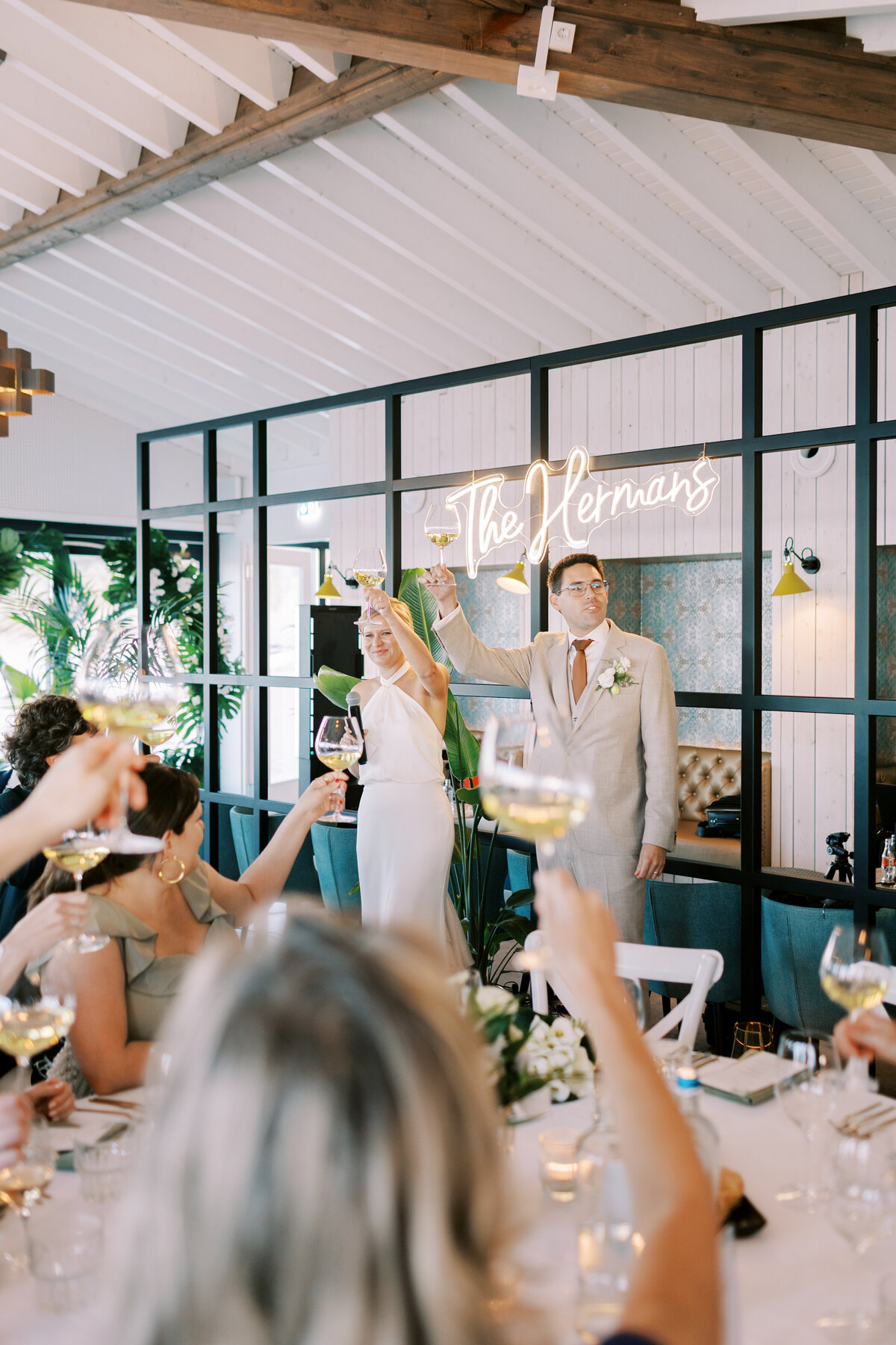 Katherine & Jean-Louis wedding - LDR Ph-799 Hotel de Blanke Top Beachclub Moio Strand Beach Wedding