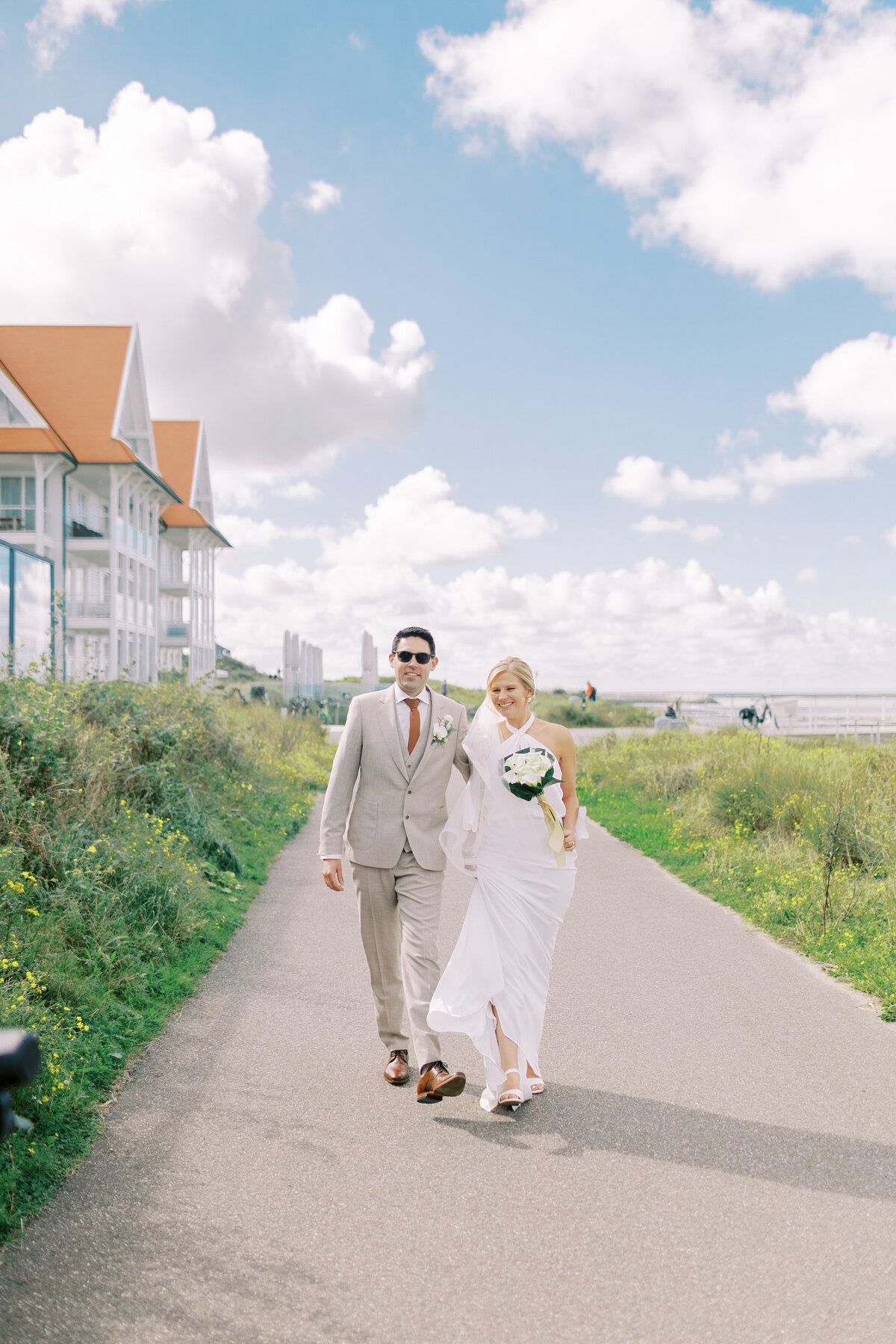 Katherine & Jean-Louis wedding - LDR Ph-416 Hotel de Blanke Top Beachclub Moio Strand Beach Wedding
