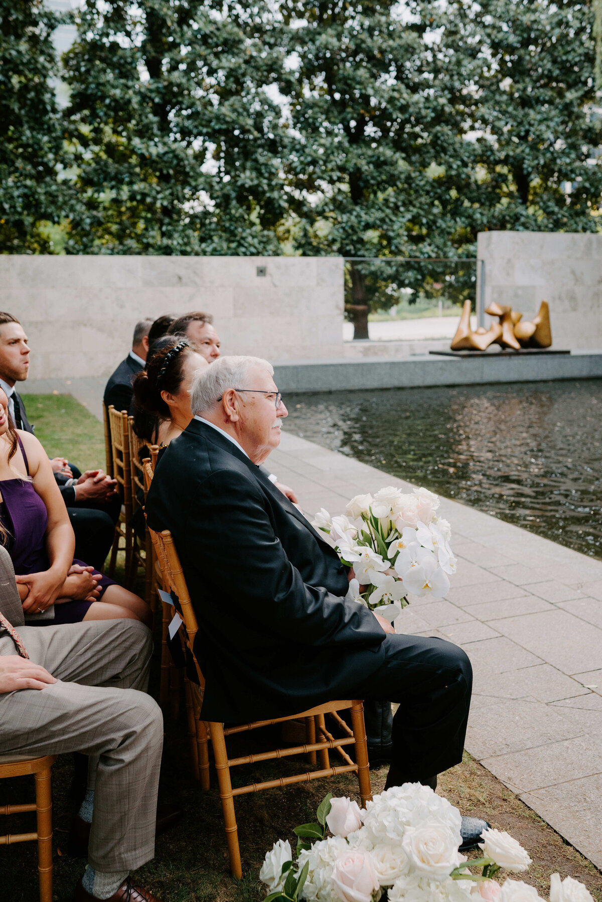 Nasher Sculpture Center Wedding - Ruchlin Wedding - CEREMONY - Kyrsten Ashlay Photography-47-Edit