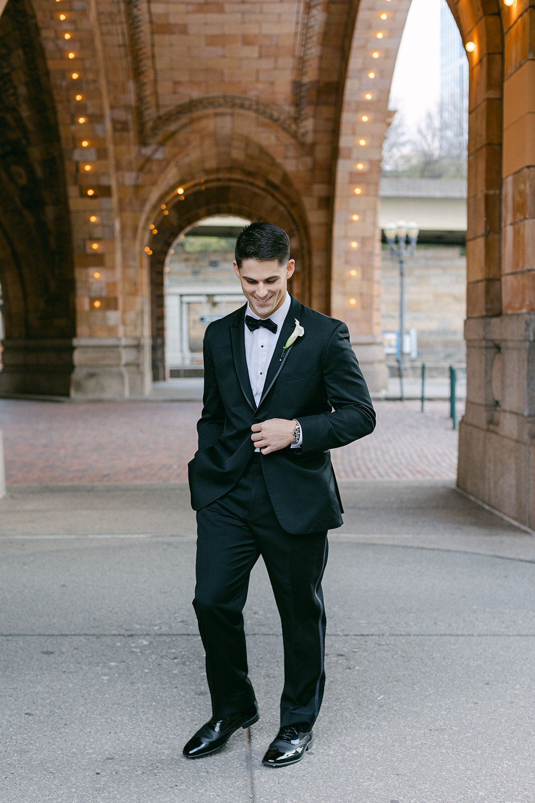 Romantic wedding reception at The Pennsylvanian, iconic Pittsburgh wedding venue