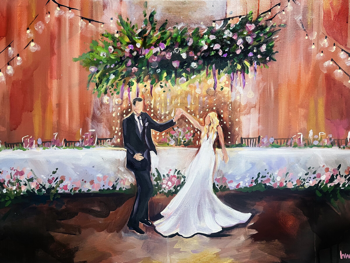 littleton wedding painting