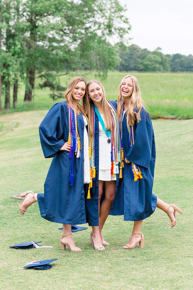 Cap & Gown photo session with friends in Raleigh, NC