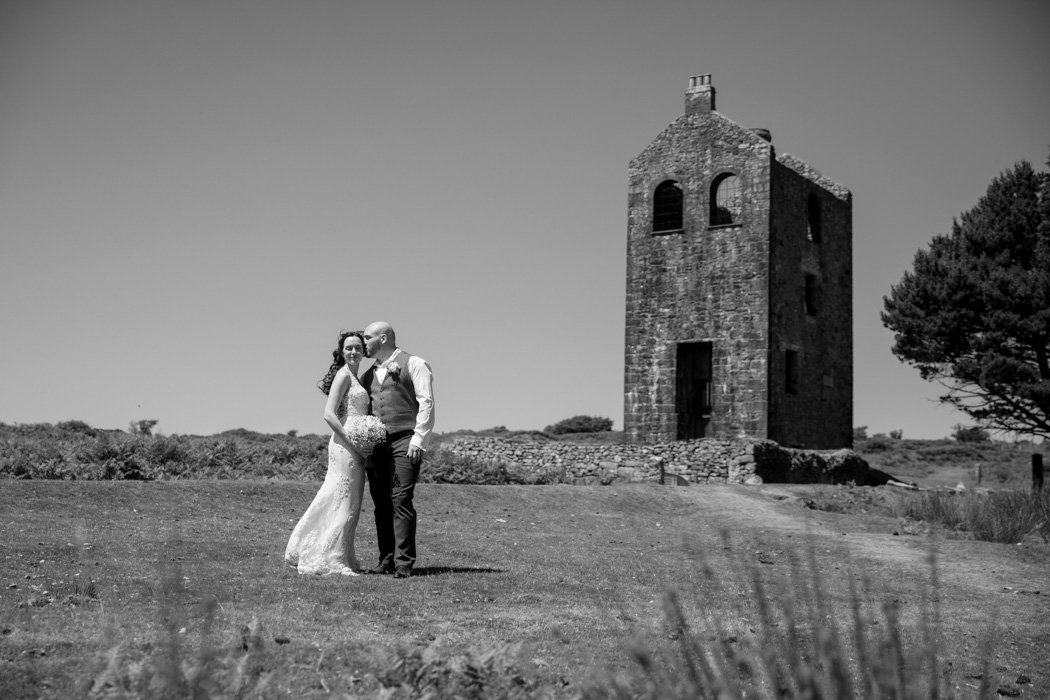Wedding photo near The Green in Cornwall