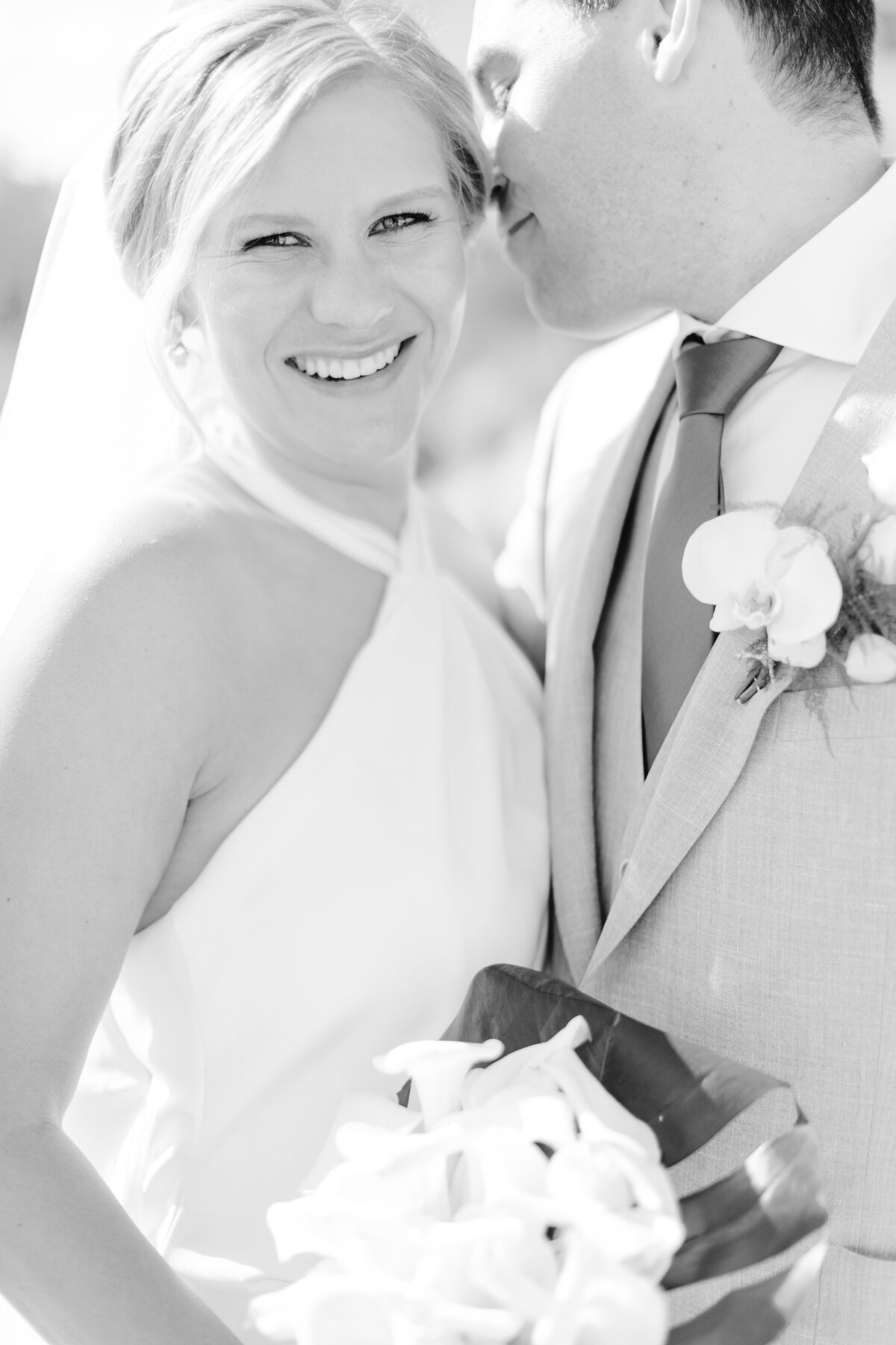 Katherine & Jean-Louis wedding - LDR Ph-293-zw Hotel de Blanke Top Beachclub Moio Strand Beach Wedding