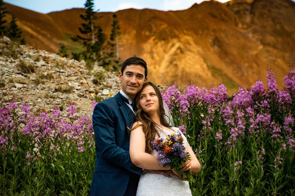 Crested Butte Colorado Wildflower wedding elopement photographer
