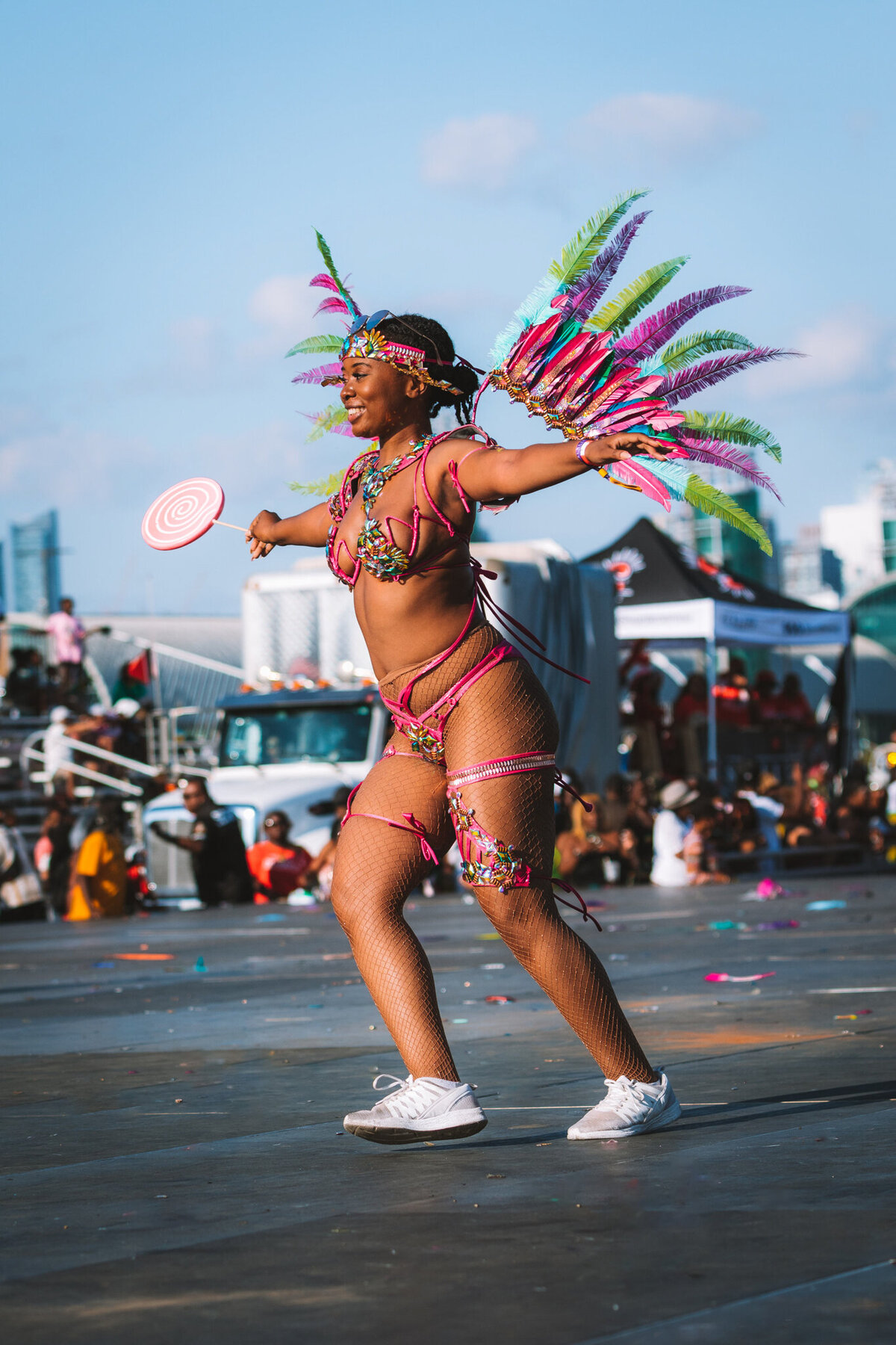 Photos of Masqueraders from Toronto Carnival 2023 - Sunlime Mas Band - Medium Band of The Year 2023-064