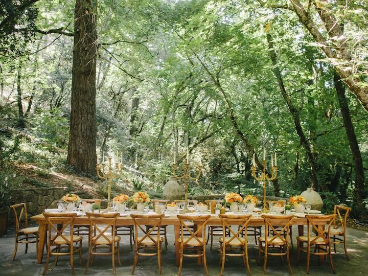 Anderson Ranch Wedding Reception Setup TTWD