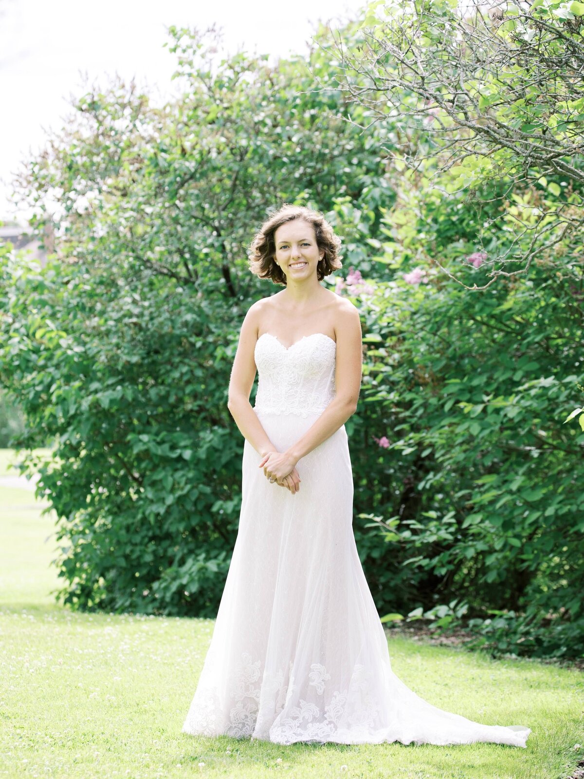Bridal Portrait on Mackinac Island